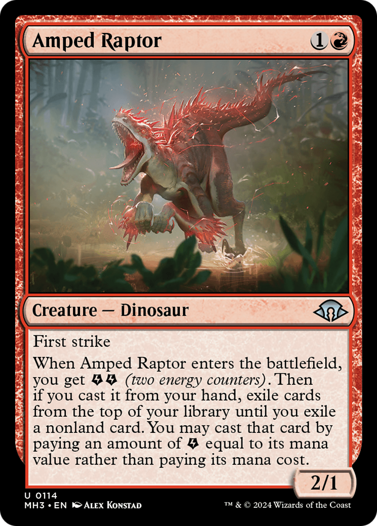 Amped Raptor [Modern Horizons 3] - Trinity Hobby