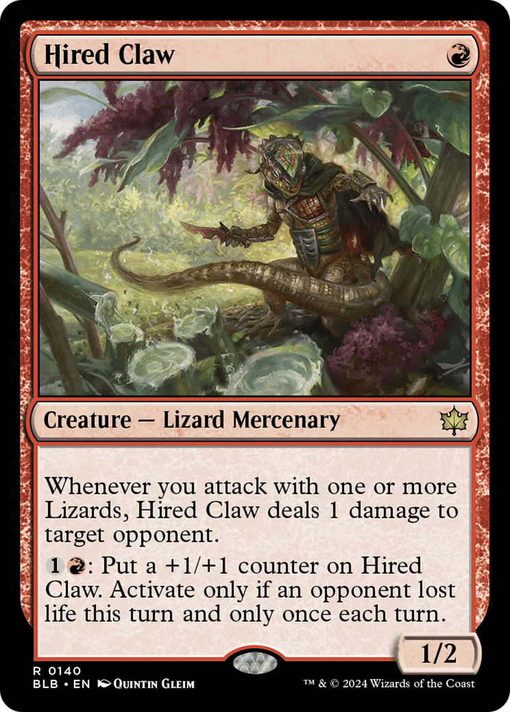 Hired Claw [Bloomburrow] - Trinity Hobby