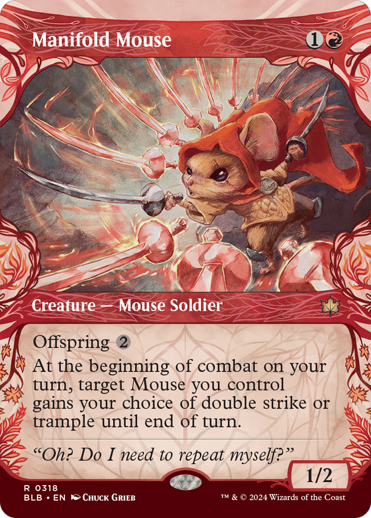 Manifold Mouse (Showcase) [Bloomburrow] - Trinity Hobby