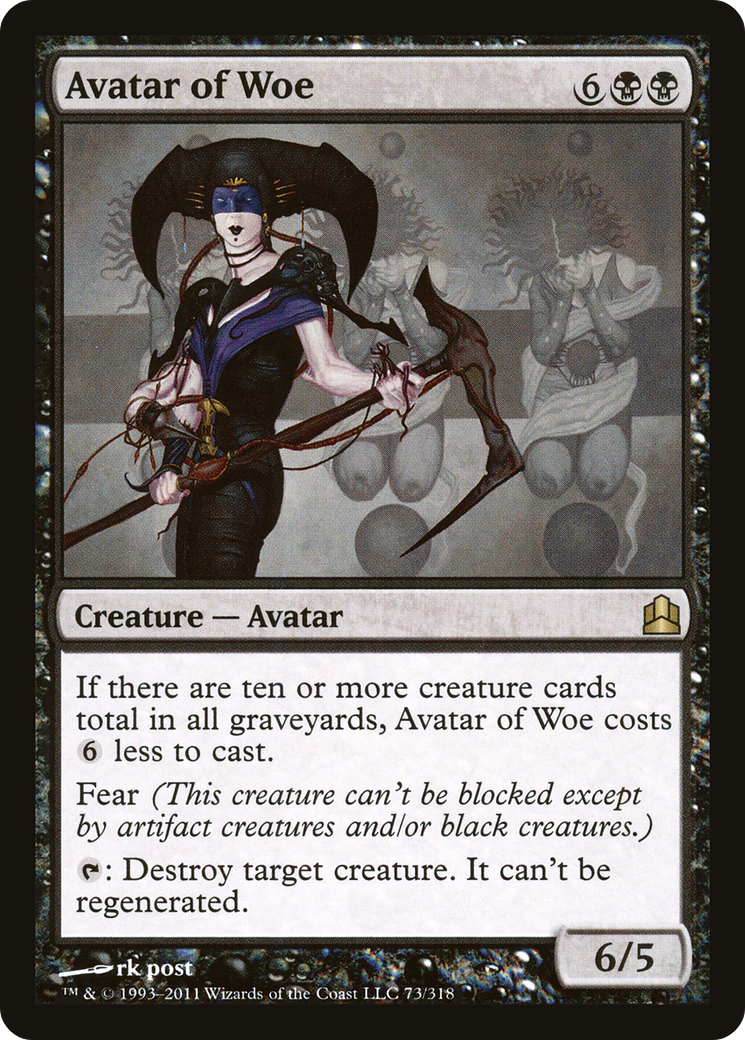 Avatar of Woe [Commander 2011] - Trinity Hobby