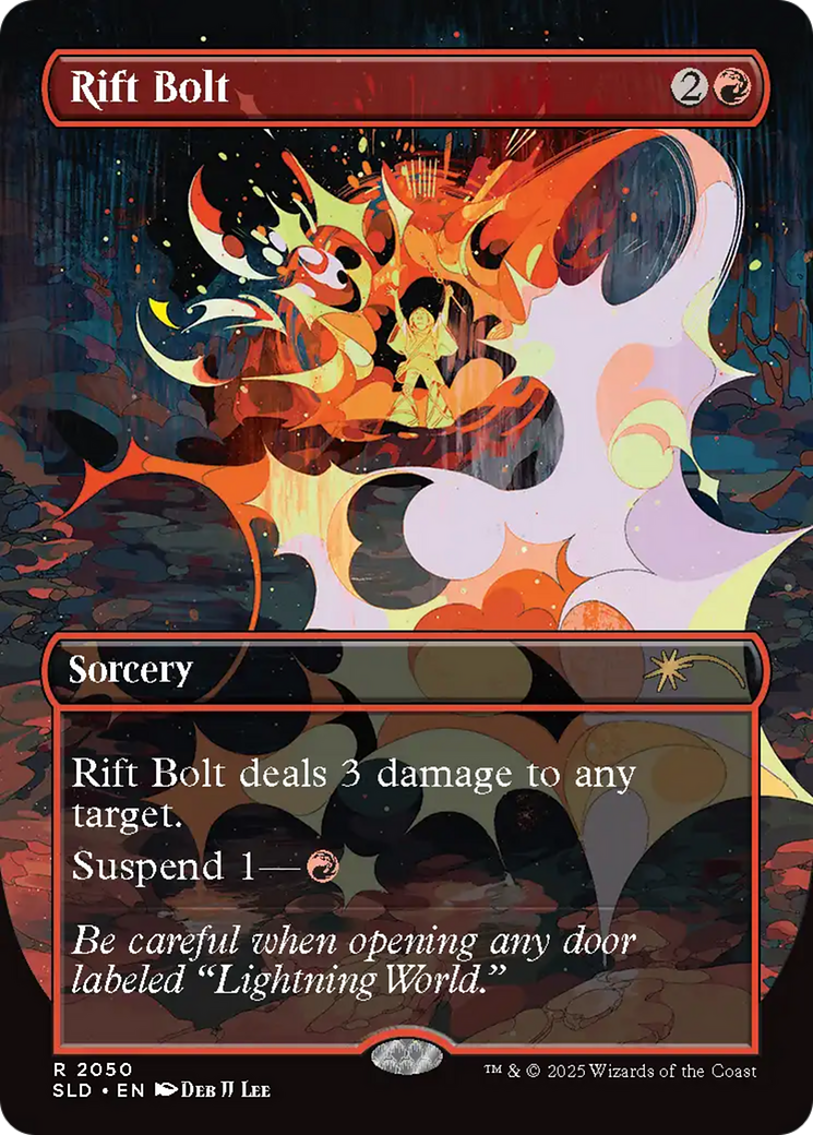 Rift Bolt (SLD-2050) - [Secret Lair Drop] (Borderless) Foil - Trinity Hobby