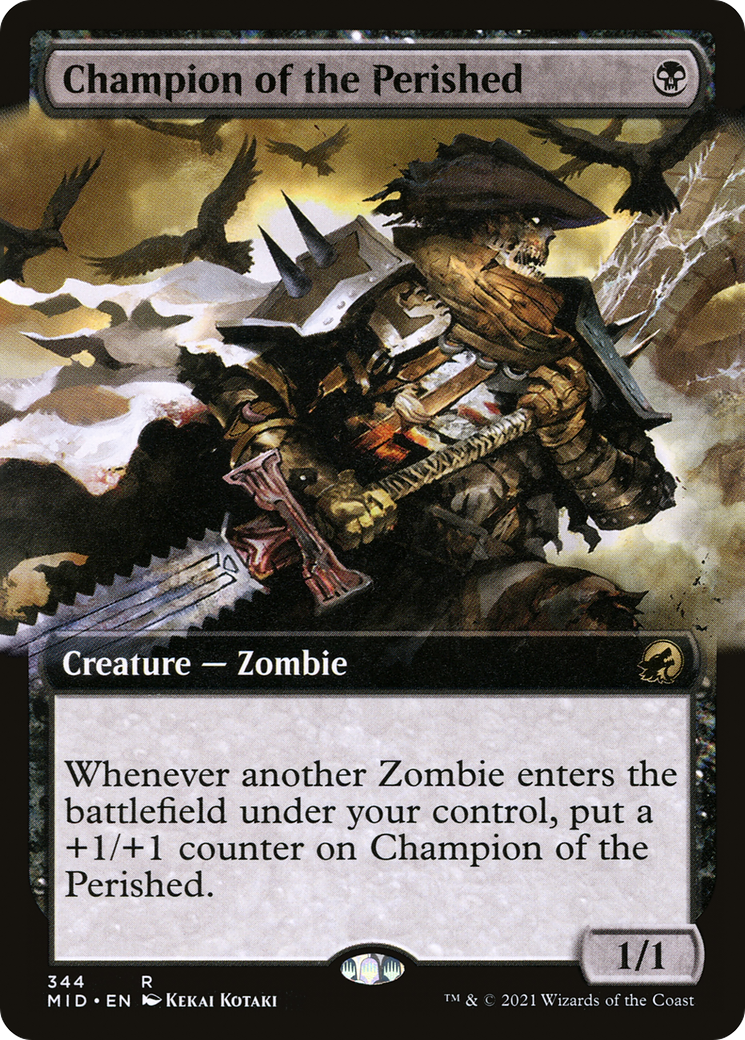 Champion of the Perished (Extended Art) [Innistrad: Midnight Hunt] - Trinity Hobby