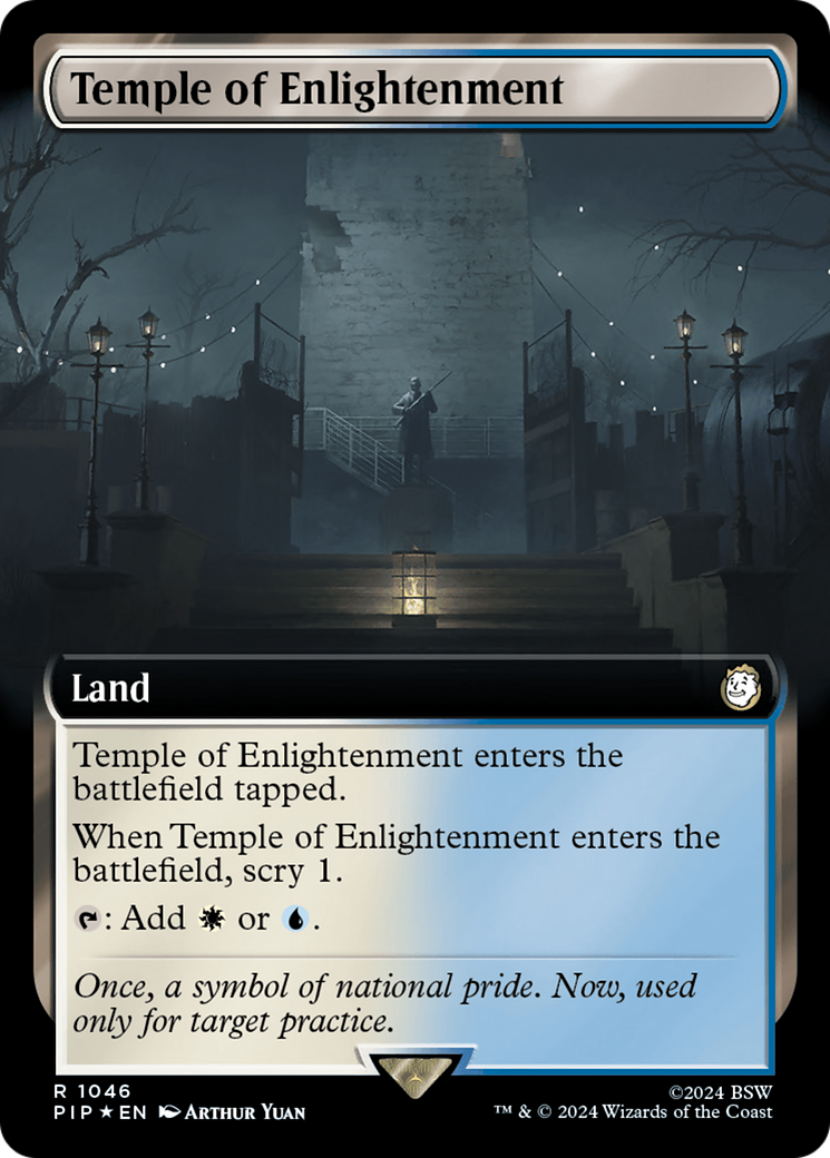 Temple of Enlightenment (Extended Art) (Surge Foil) [Fallout] - Trinity Hobby