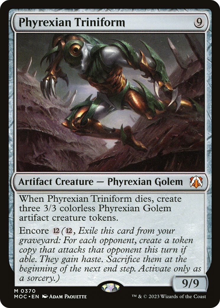 Phyrexian Triniform [March of the Machine Commander] - Trinity Hobby
