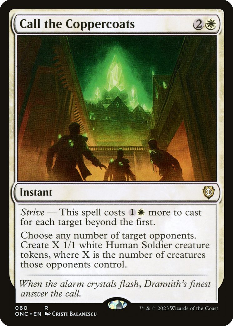 Call the Coppercoats [Phyrexia: All Will Be One Commander] - Trinity Hobby