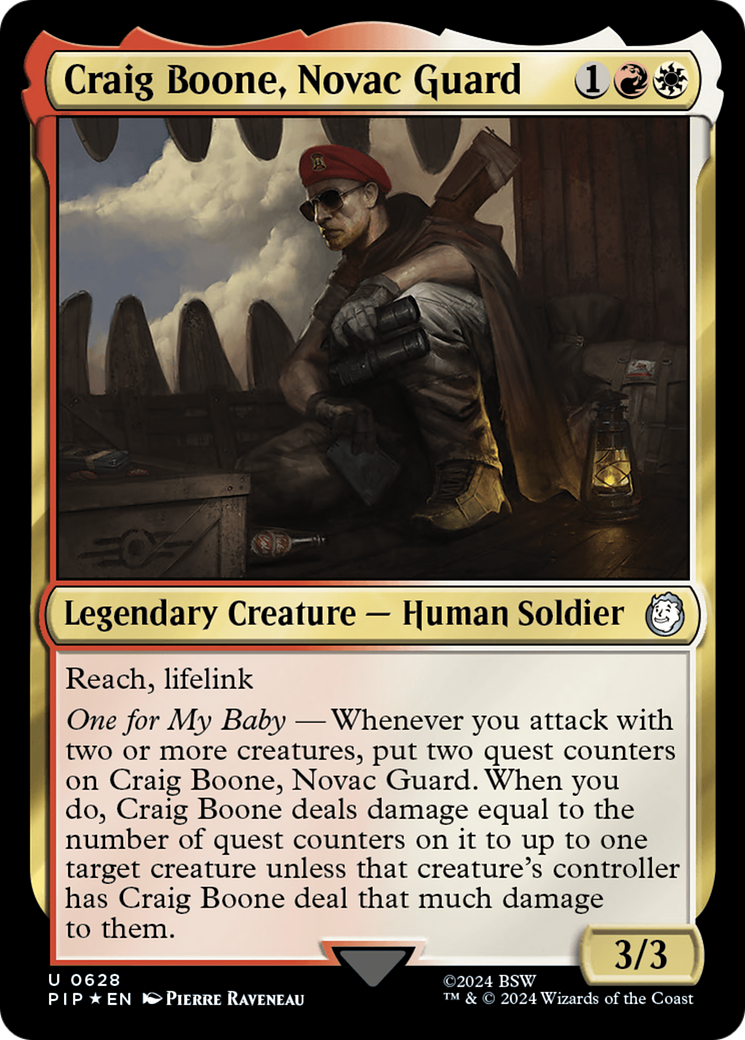Craig Boone, Novac Guard (Surge Foil) [Fallout] - Trinity Hobby