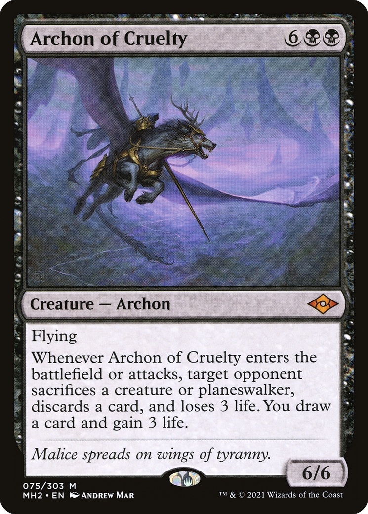 Archon of Cruelty [Modern Horizons 2] - Trinity Hobby