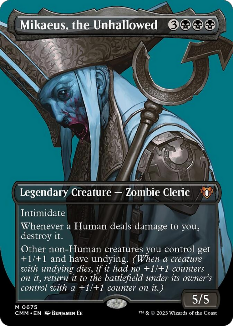 Mikaeus, the Unhallowed (Borderless Profile) [Commander Masters] - Trinity Hobby