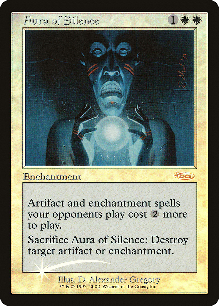 Aura of Silence [Friday Night Magic 2002] - Trinity Hobby