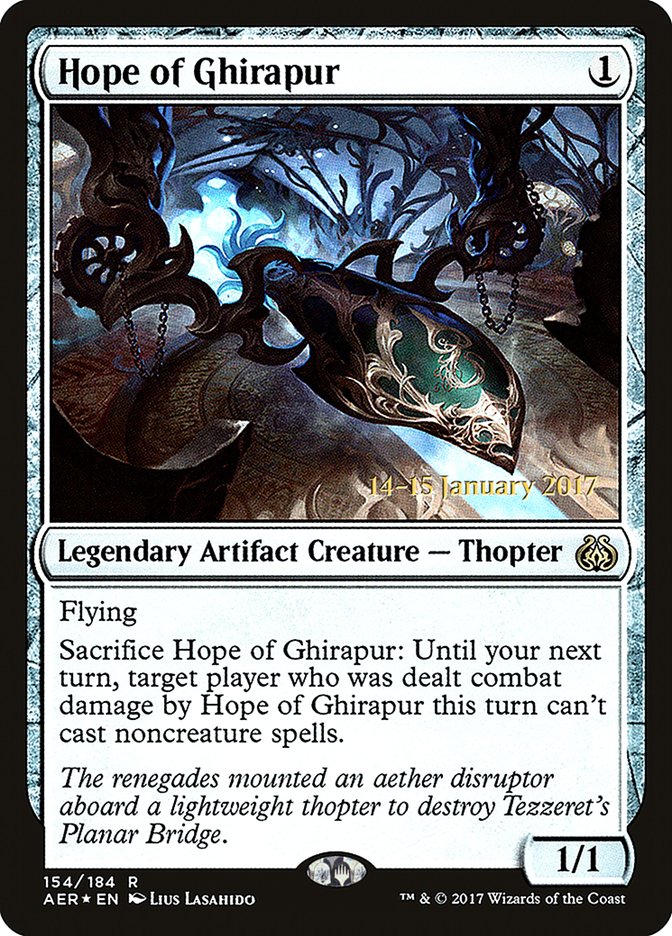 Hope of Ghirapur [Aether Revolt Prerelease Promos] - Trinity Hobby