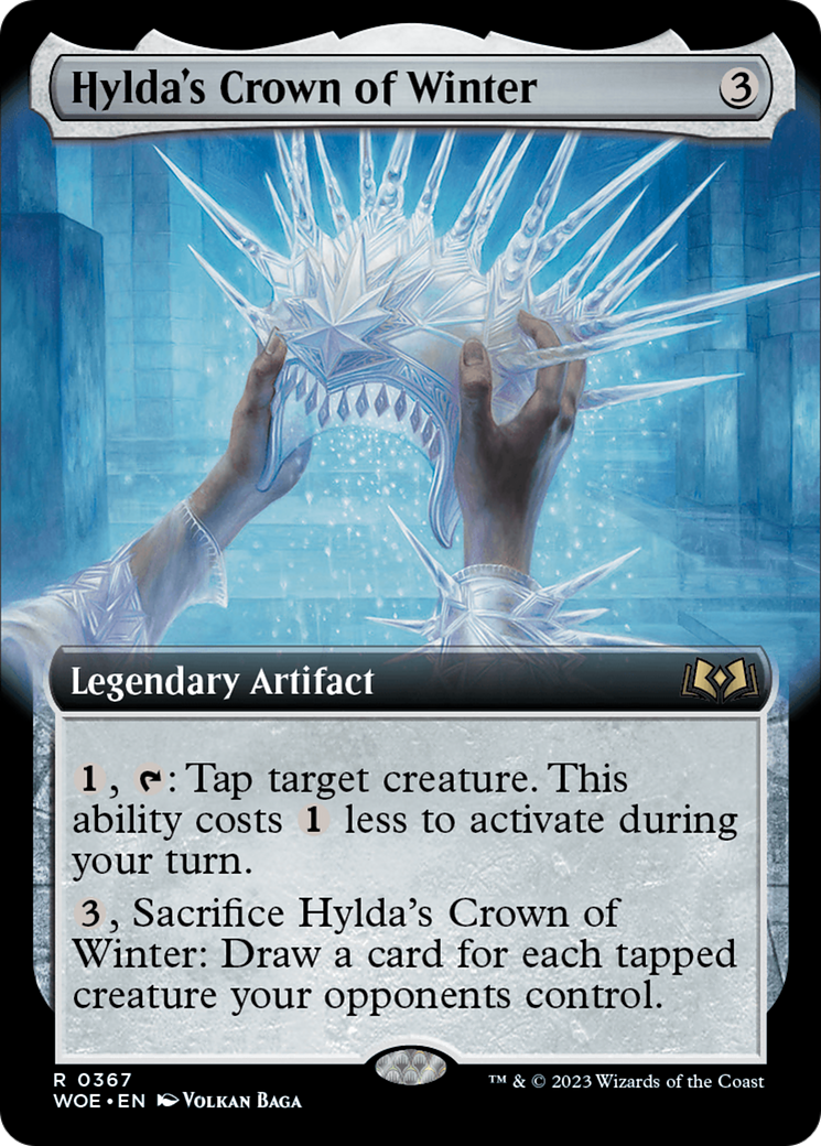 Hylda's Crown of Winter (Extended Art) [Wilds of Eldraine] - Trinity Hobby