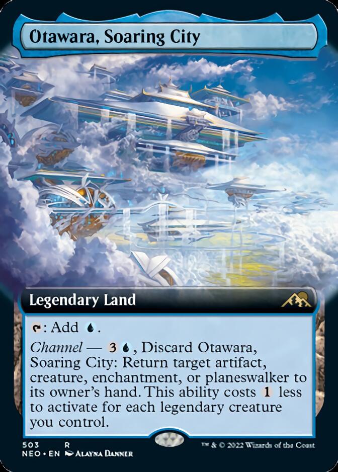 Otawara, Soaring City (Extended Art) [Kamigawa: Neon Dynasty] - Trinity Hobby