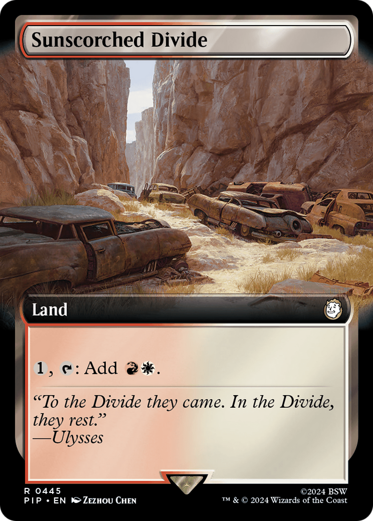 Sunscorched Divide (Extended Art) [Fallout] - Trinity Hobby