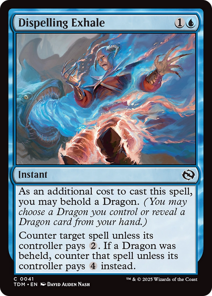 Dispelling Exhale  [Foil]  (TDM-041) - [Tarkir: Dragonstorm]
