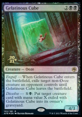 Gelatinous Cube [Dungeons & Dragons: Adventures in the Forgotten Realms Prerelease Promos] - Trinity Hobby