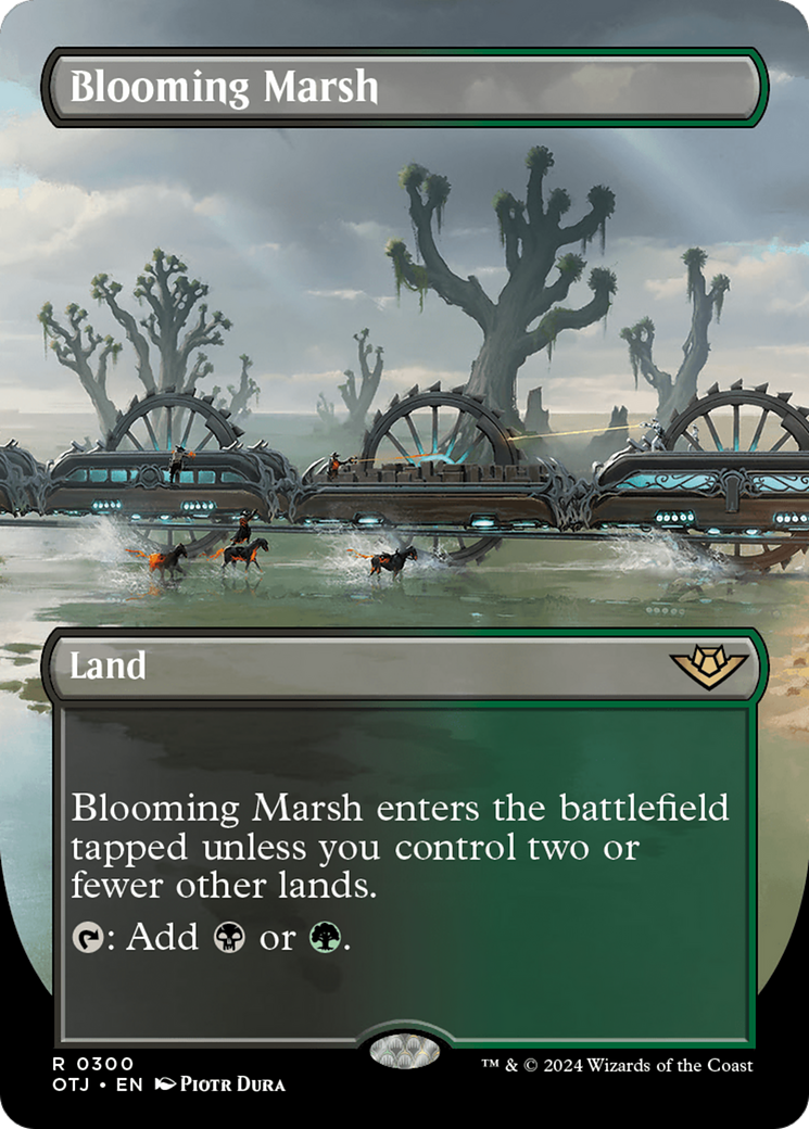 Blooming Marsh (Borderless) [Outlaws of Thunder Junction] - Trinity Hobby