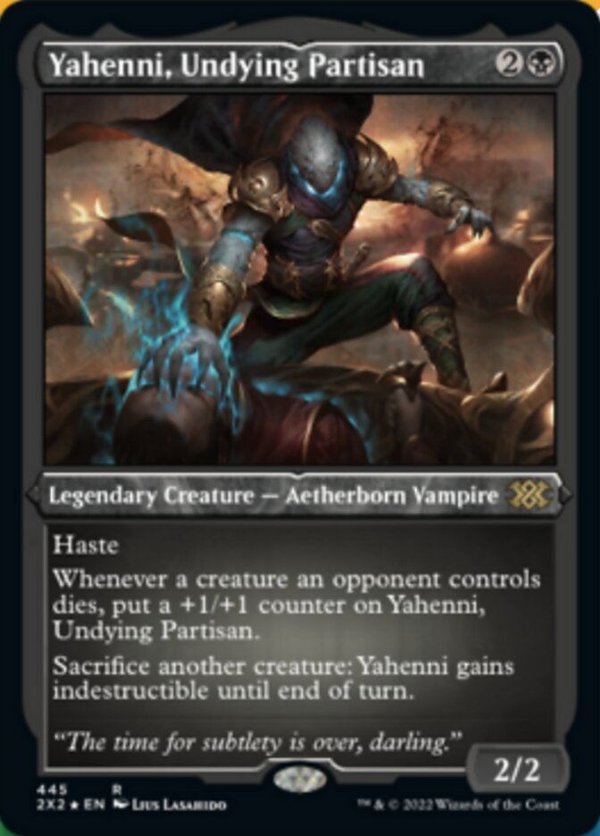 Yahenni, Undying Partisan (Foil Etched) [Double Masters 2022] - Trinity Hobby