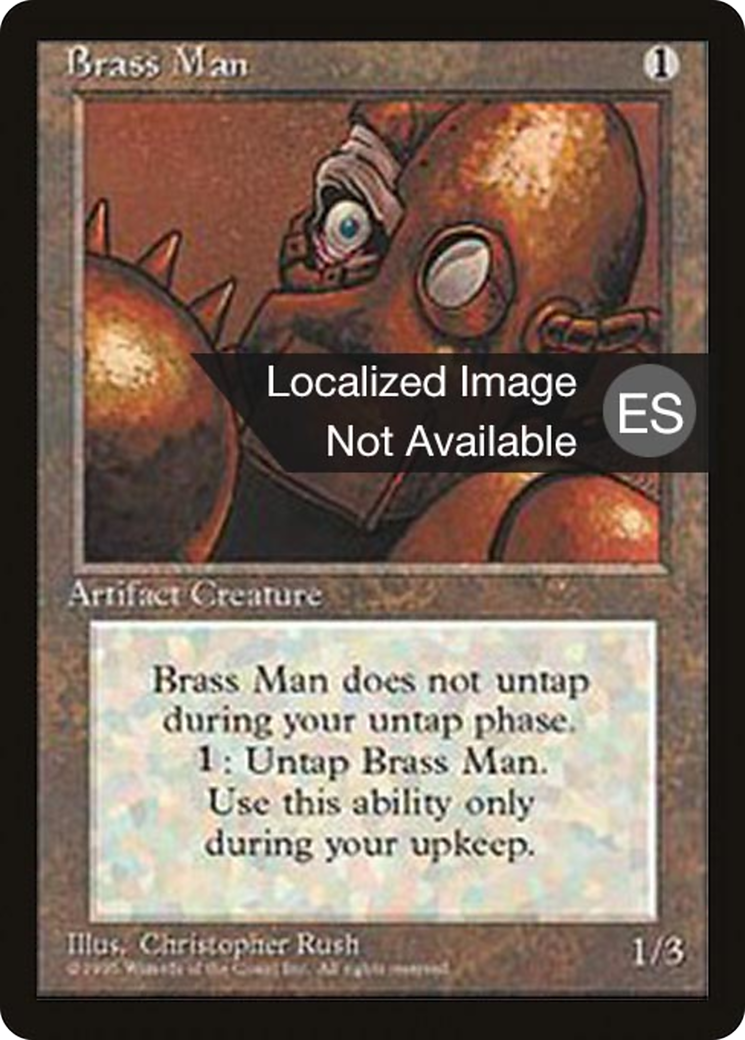 Brass Man [Fourth Edition (Foreign Black Border)] - Trinity Hobby