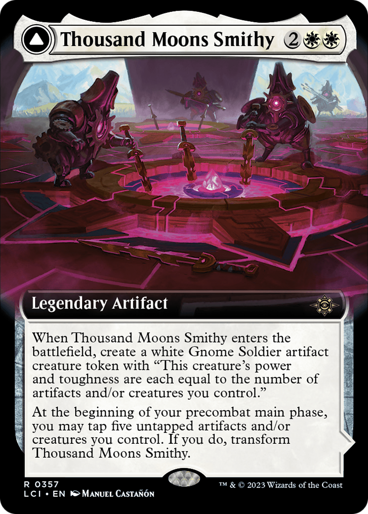 Thousand Moons Smithy (Extended Art) // Barracks of the Thousand [The Lost Caverns of Ixalan] - Trinity Hobby