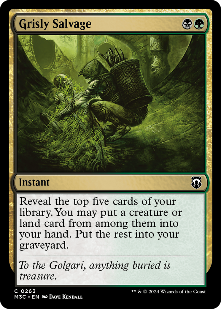 Grisly Salvage (Ripple Foil) [Modern Horizons 3 Commander] - Trinity Hobby