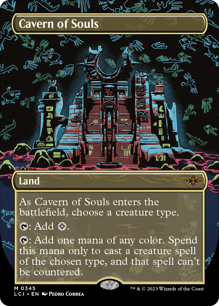 Cavern of Souls (0345) (Borderless) [The Lost Caverns of Ixalan] - Trinity Hobby