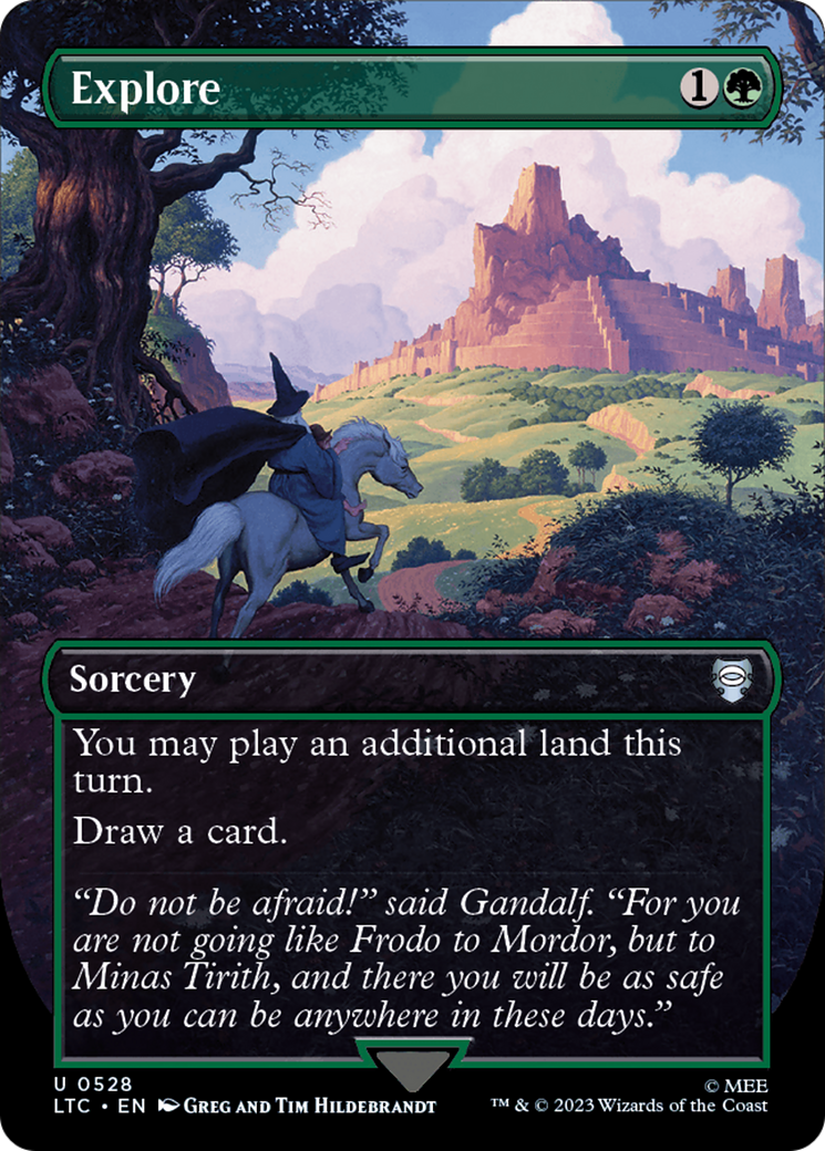 Explore (Borderless) [The Lord of the Rings: Tales of Middle-Earth Commander] - Trinity Hobby