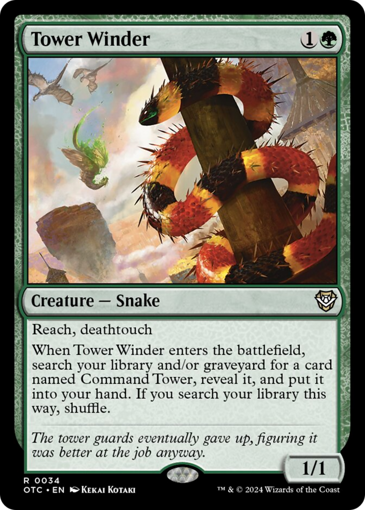 Tower Winder [Outlaws of Thunder Junction Commander] - Trinity Hobby