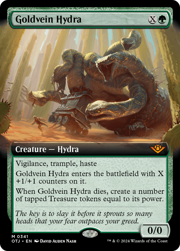 Goldvein Hydra (Extended Art) [Outlaws of Thunder Junction] - Trinity Hobby