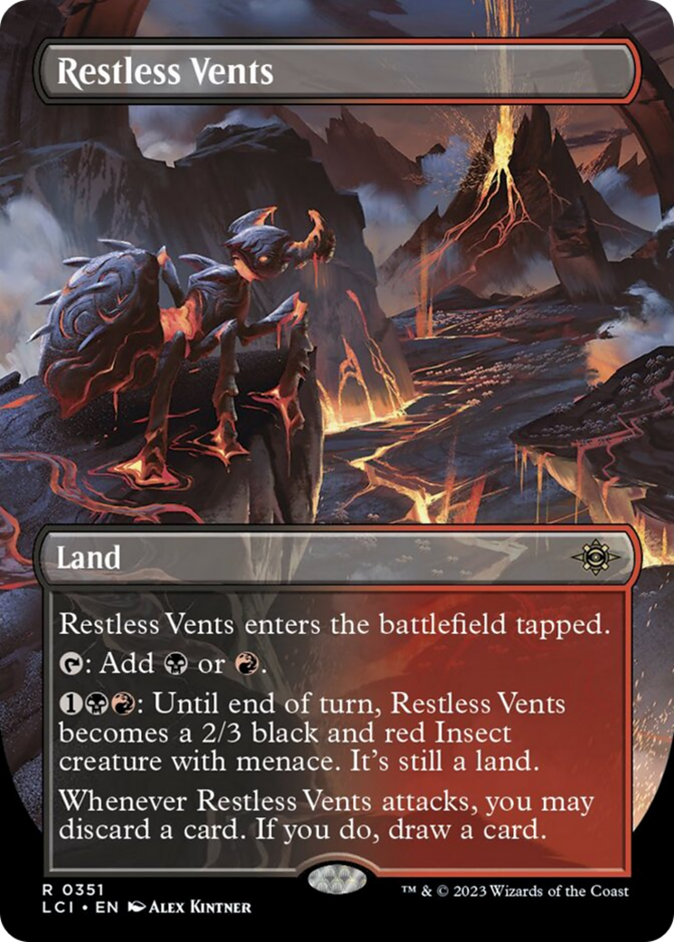 Restless Vents (Borderless) [The Lost Caverns of Ixalan] - Trinity Hobby