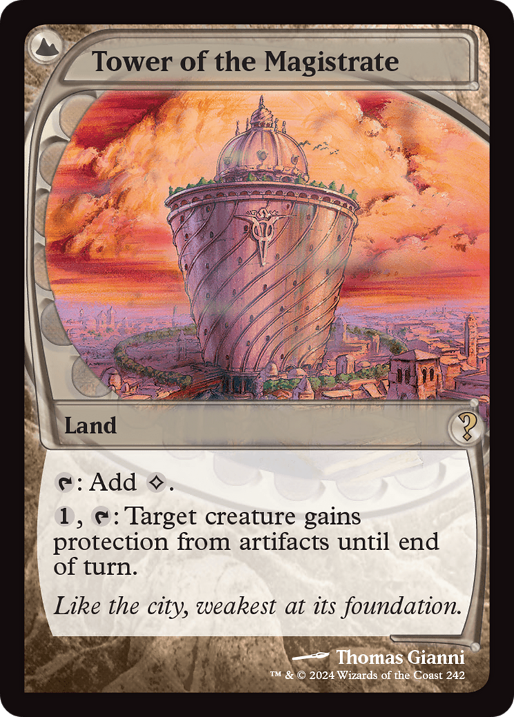 Tower of the Magistrate (Future Sight) [Mystery Booster 2] - Trinity Hobby
