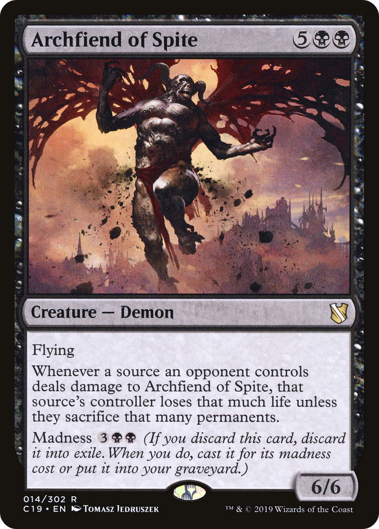 Archfiend of Spite [Commander 2019] - Trinity Hobby
