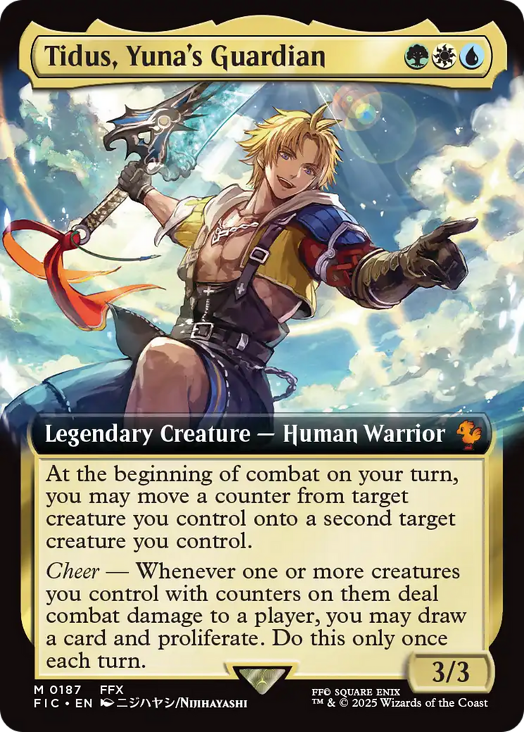 Tidus, Yuna's Guardian (Extended Art)  (FIC-187) - [Commander: FINAL FANTASY]: (Extended Art) - Trinity Hobby