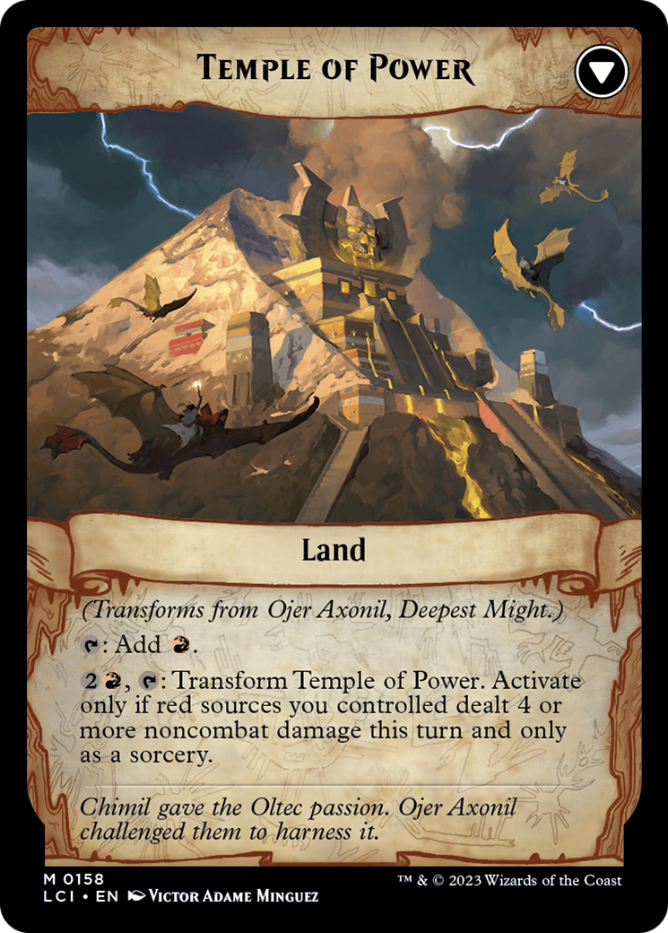 Ojer Axonil, Deepest Might // Temple of Power [The Lost Caverns of Ixalan] - Trinity Hobby