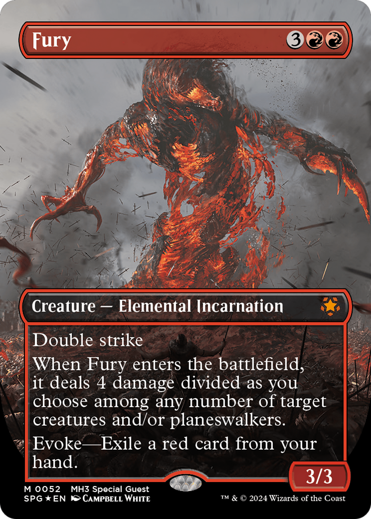 Fury (Borderless) (Textured Foil) [Modern Horizons 3 Special Guests] - Trinity Hobby