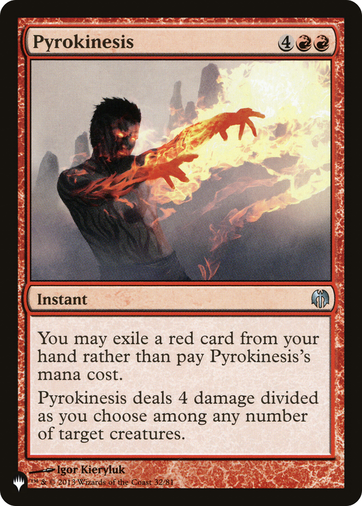 Pyrokinesis [The List] - Trinity Hobby