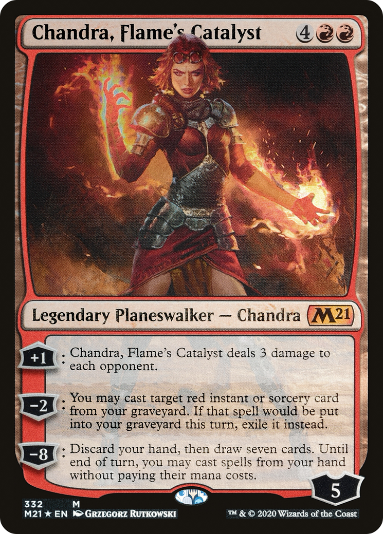 Chandra, Flame's Catalyst [Core Set 2021] - Trinity Hobby