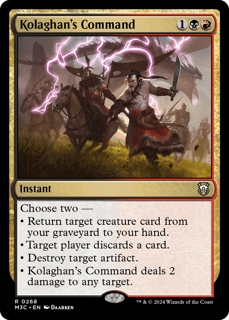 Kolaghan's Command (Ripple Foil) [Modern Horizons 3 Commander] - Trinity Hobby