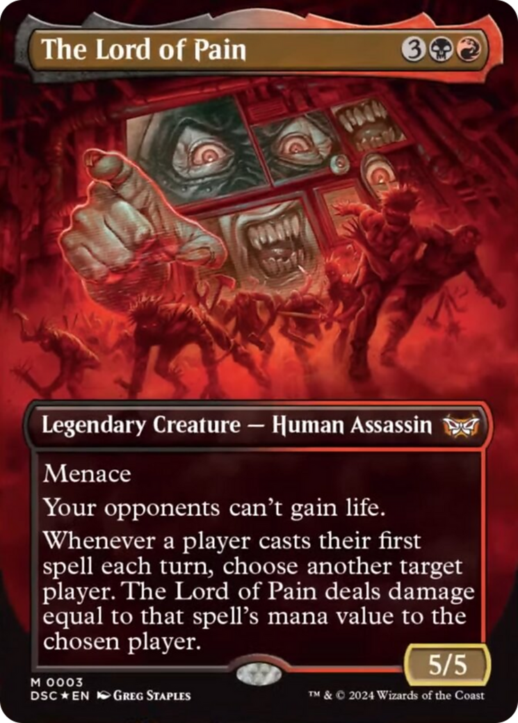 The Lord of Pain (Borderless) [Duskmourn: House of Horror Commander] - Trinity Hobby