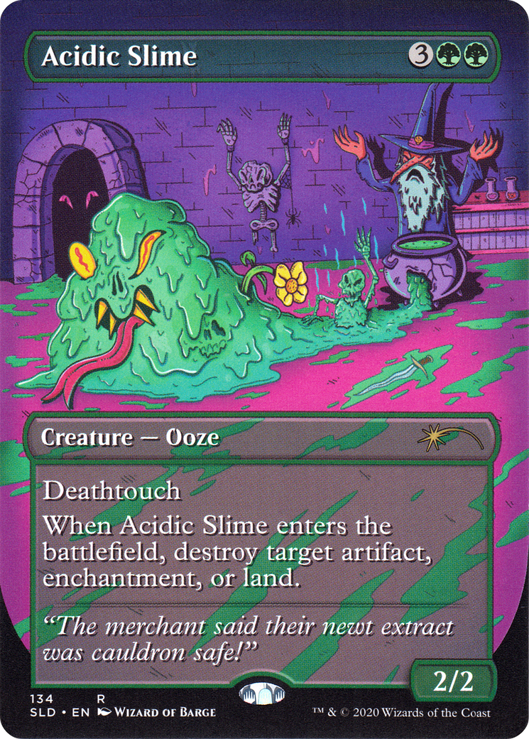 Acidic Slime  (SLD-134) - [Secret Lair Drop] (Borderless) - Trinity Hobby
