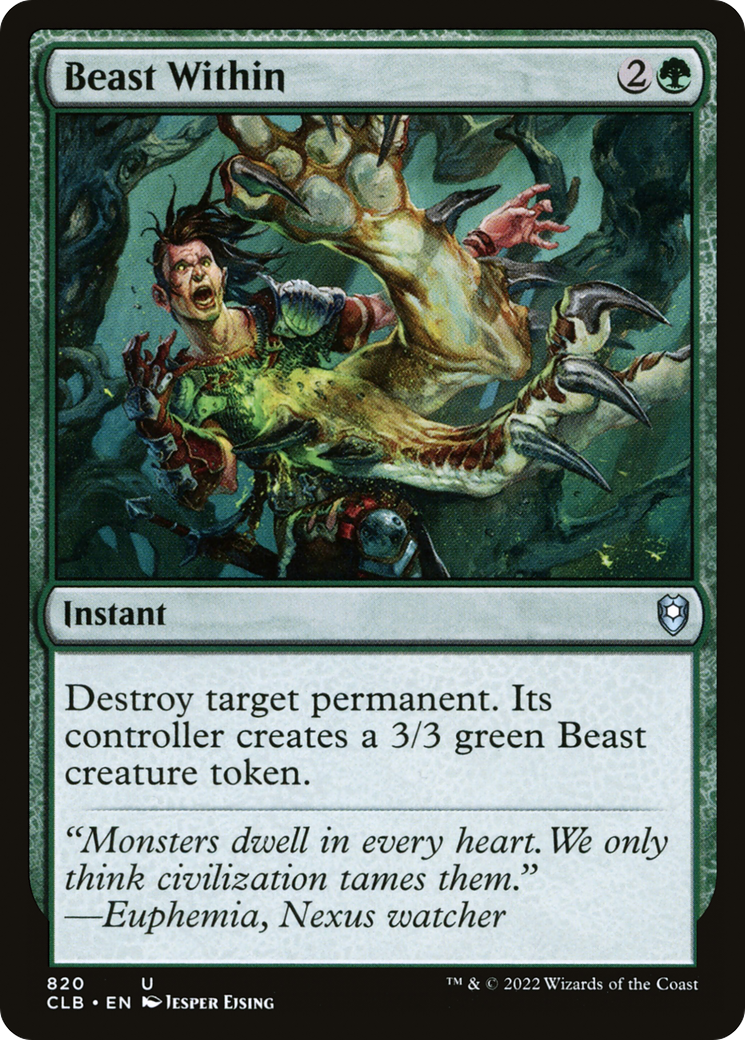 Beast Within [Commander Legends: Battle for Baldur's Gate] - Trinity Hobby