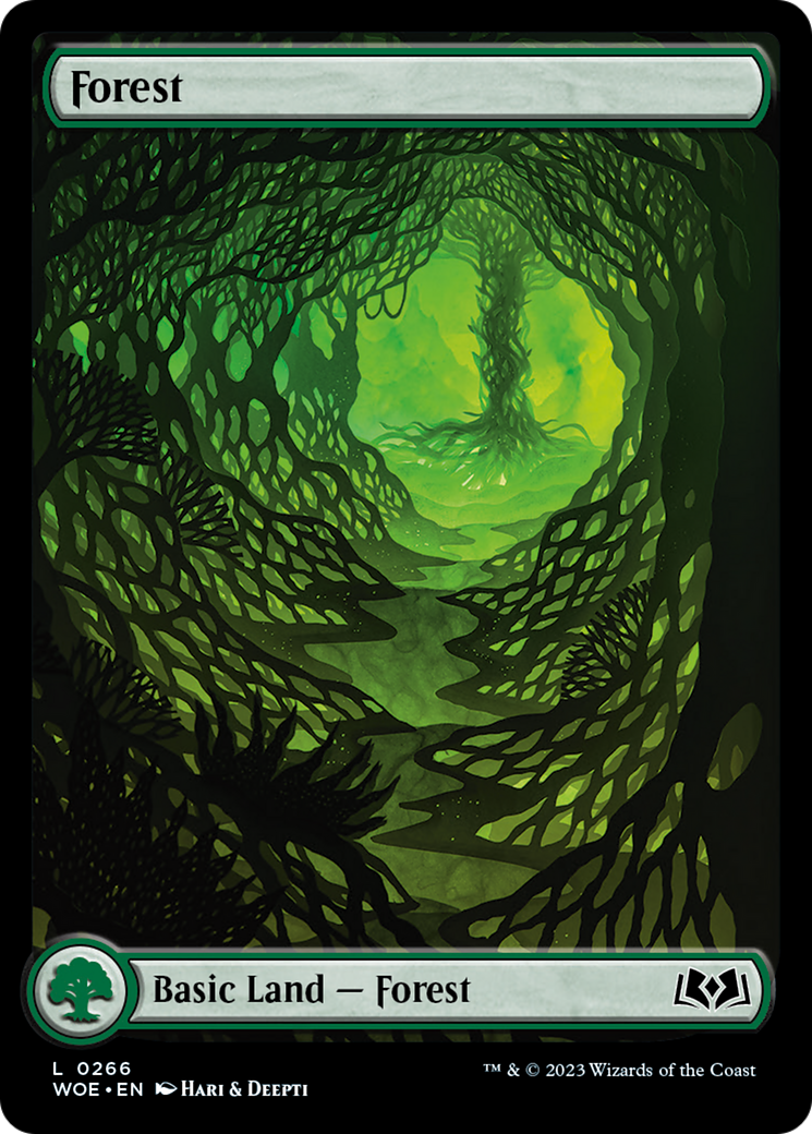 Forest (266) (Full-Art) [Wilds of Eldraine] - Trinity Hobby