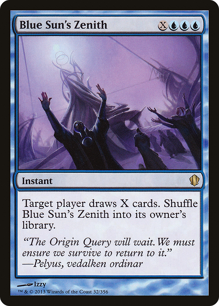 Blue Sun's Zenith [Commander 2013] - Trinity Hobby