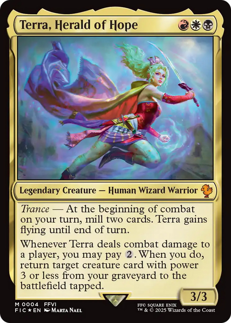 Terra, Herald of Hope  [Foil]  (FIC-004) - [Commander: FINAL FANTASY] - Trinity Hobby