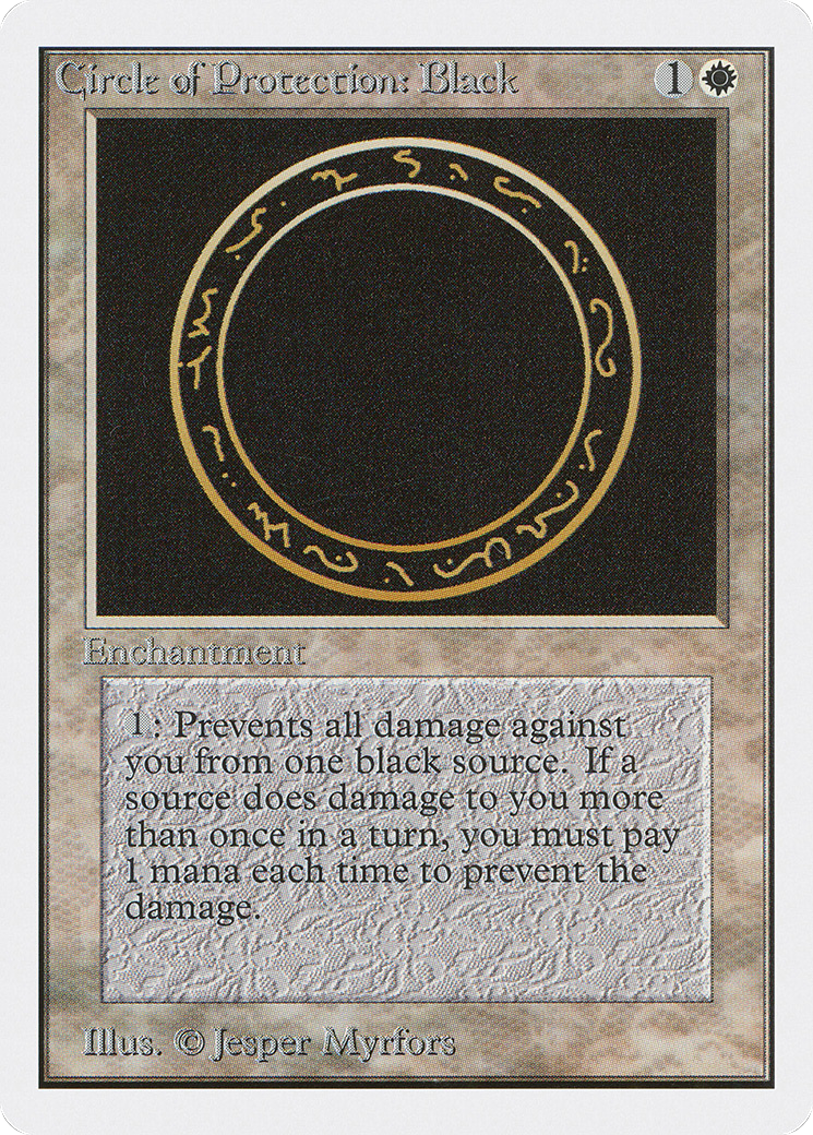 Circle of Protection: Black [Unlimited Edition] - Trinity Hobby