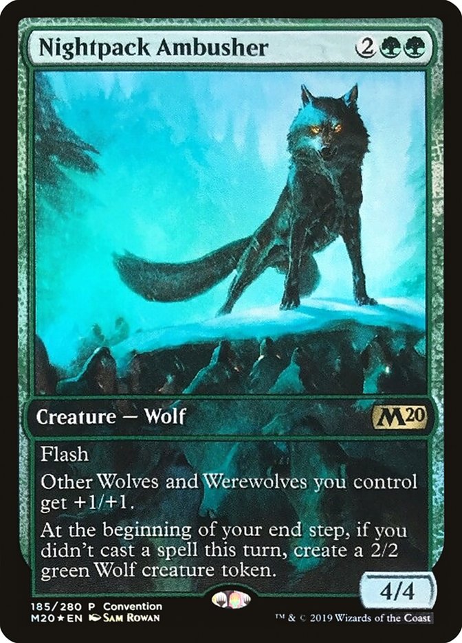 Nightpack Ambusher (Convention) (Full Art) [Core Set 2020 Promos] - Trinity Hobby