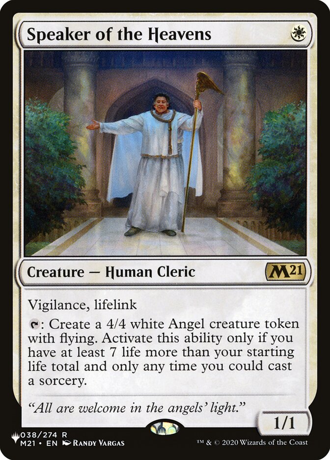 Speaker of the Heavens [The List] - Trinity Hobby