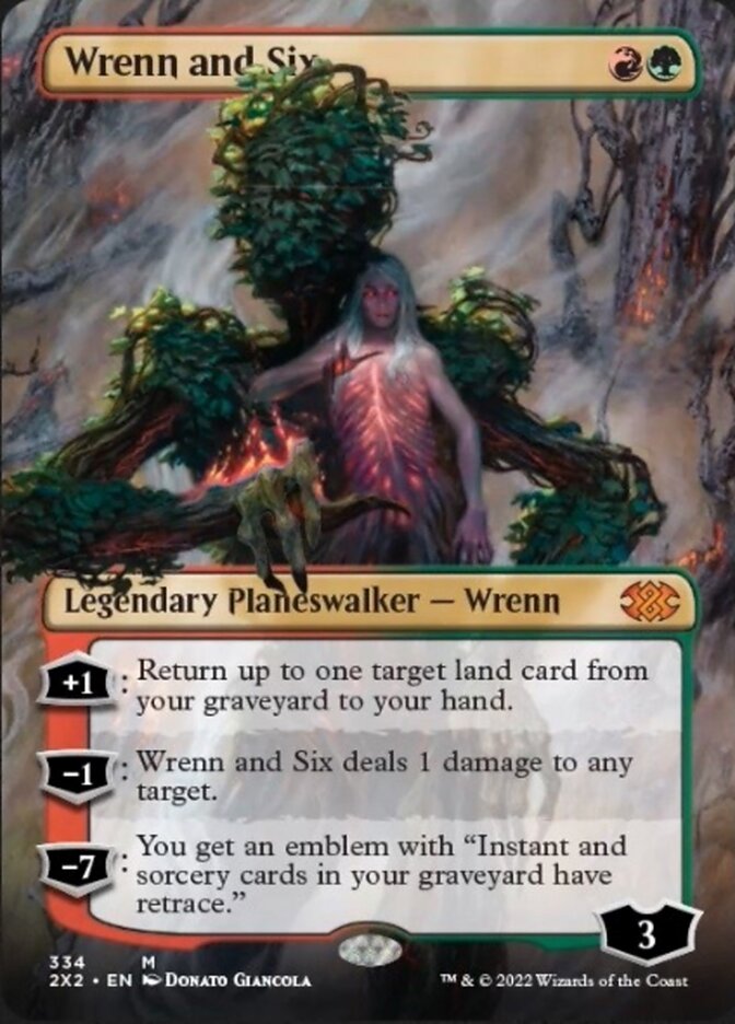 Wrenn and Six (Borderless) [Double Masters 2022] - Trinity Hobby