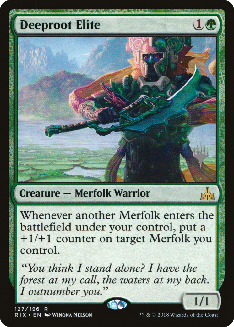 Deeproot Elite (Promo Pack) [Rivals of Ixalan Promos] - Trinity Hobby