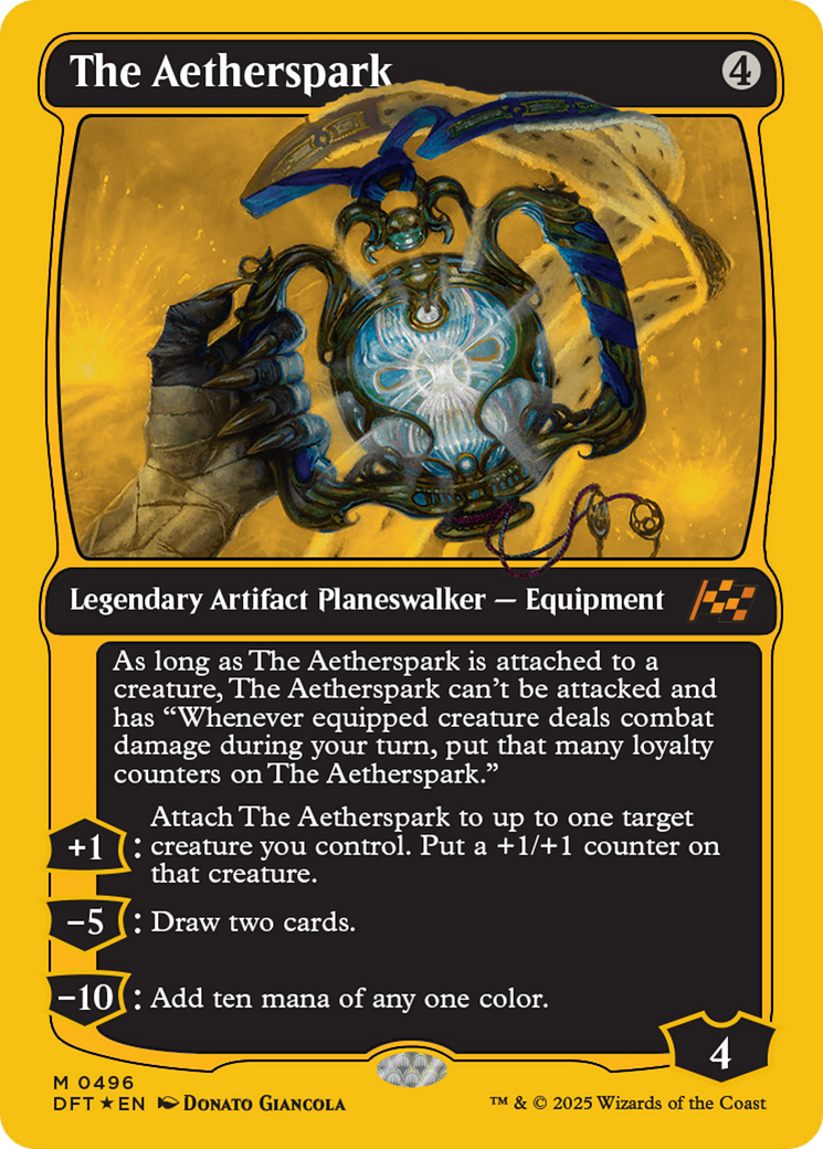 The Aetherspark (First-Place Foil) [Aetherdrift] - Trinity Hobby