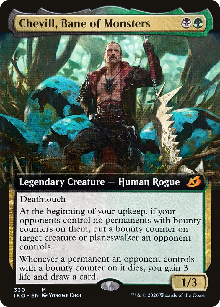 Chevill, Bane of Monsters (Extended Art) [Ikoria: Lair of Behemoths] - Trinity Hobby